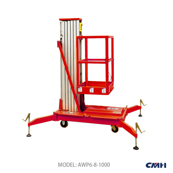 Single Mast Aluminium Work Platform - 图片 2